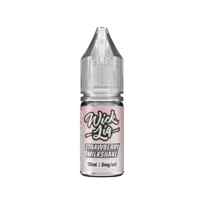Wick Liq Bar Salt Strawberry Milkshake Nic Salt E-Liquid - Nicotine Strength#20mg>10mg>5mg (7313E7)