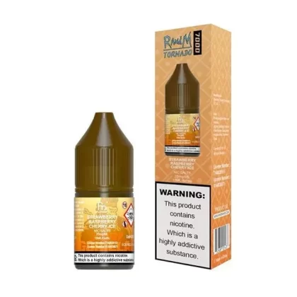 RANDM 7000 STRAWBERRY RASPBERRY CHERRY ICE 10ML NIC SALT E-LIQUID