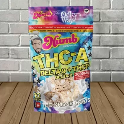 Numb Cannabis Co THCa + D9 + THCP The Ocky Way Krispie Treats 2000mg