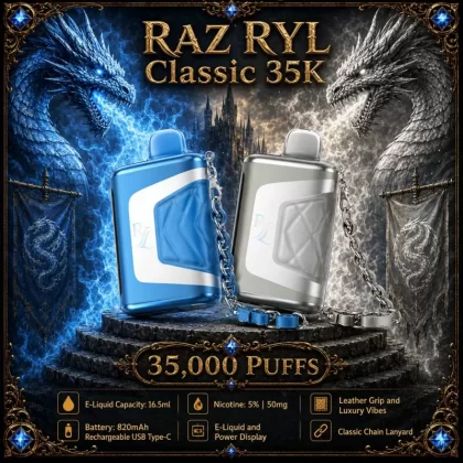 RAZ RYL Classic 35K - Sour Apple Ice - Vapeciga