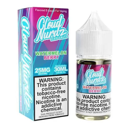 Cloud Nurdz Watermelon Berry Iced Salt 30ml, 25mg
