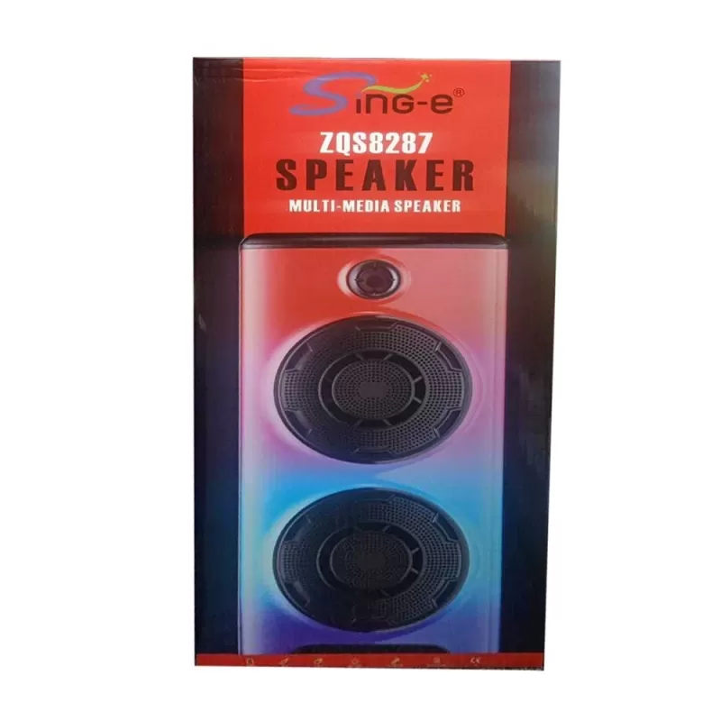 Sing e Bluethooth Wireless Multimedia Speaker (ZQS8287)