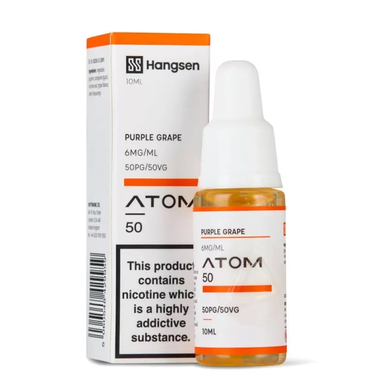 Purple Grape E-Liquid Atom 50 Series by Hangsen (10ml) - 18mg