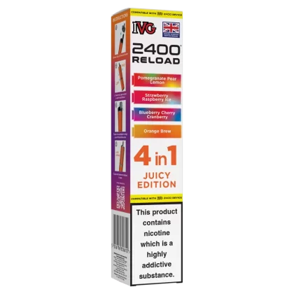 Juicy Edition IVG 2400 Refill Pods - 20mg - Vape Product (14AD00)