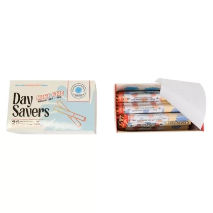 DaySavers Minis Refined White Artisan Pre Rolled Tubes – 20 Pack - Ejuicewarehouse