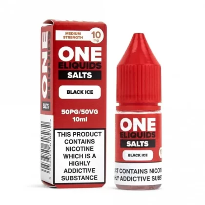 One E Liquids Black Ice Nic Salt E Liquid (10ml)