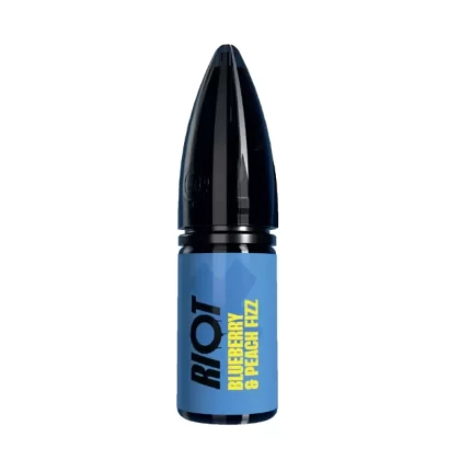 Blueberry & Peach Fizz Nic Salt E-Liquid Riot X by Riot Squad (10ml) - 10mg