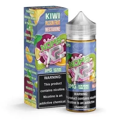 120ML | Kiwi Passion Fruit Nectarine by Noms X2 - Size#120ML00MG>03MG>06MG