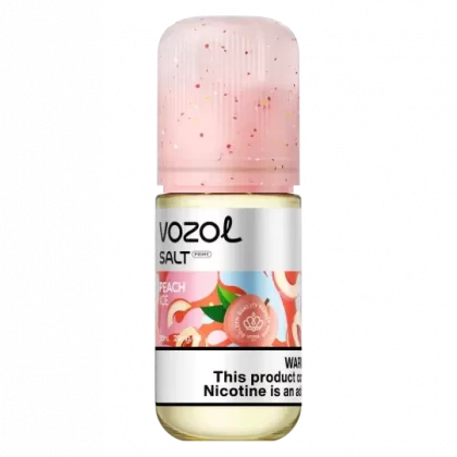 VOZOL PRIME PEACH ICE SALT VAPE ELIQUID