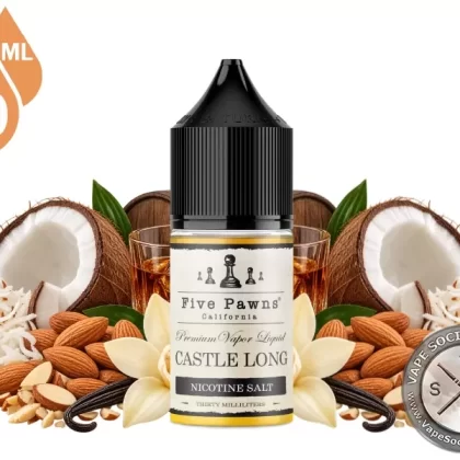 Castle Long Five Pawns Salt 30ml