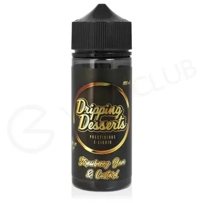 Strawberry Jam & Custard Shortfill E-Liquid by Dripping Desserts 100ml