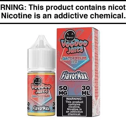 WATERMELON ICE BY VOODOO JUICE FLAVORMAX SALTS 30ML - Vapejuice