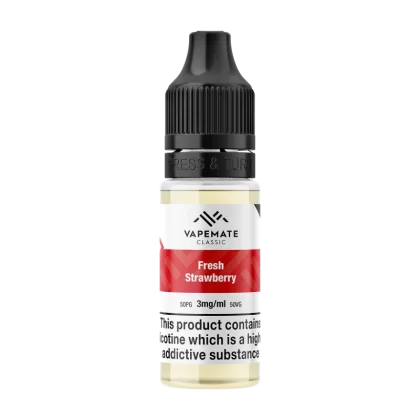 Vapemate Classic Fresh Strawberry 10ml - 18mg - Vape Product