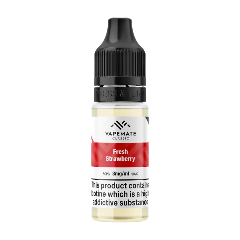 Vapemate Classic Fresh Strawberry 10ml - 18mg - Vape Product