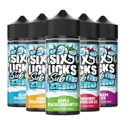 Six Licks Sub Zero 100ml