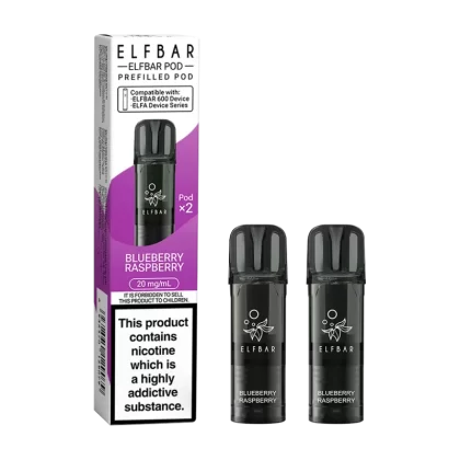 Blueberry Raspberry Elfbar 600 Pods - 20mg - Vape Product