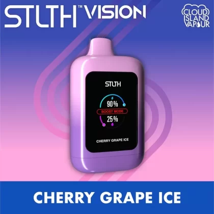 STLTH VISION Disposable Vape – Cherry Grape Ice