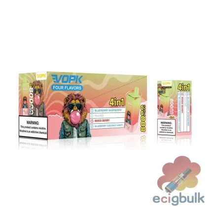 VOPK 80000 Disposable Vape: 80K Puffs, 4 Flavor Modes & Rechargeable