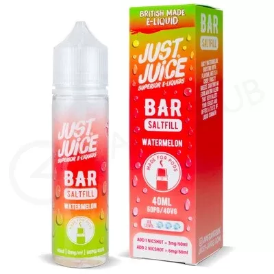 Watermelon Saltfill E-Liquid by Just Juice Bar 40ml
