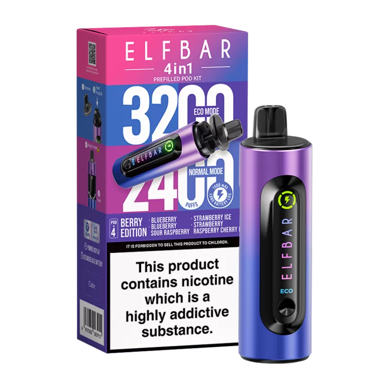 Elfbar 4in1 Vape Kit - Fruits Edition - Vapeshop Co