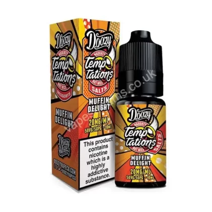 Doozy Temptations Muffin Delight Nic Salt E-liquid - Vapestreams Co