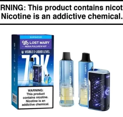 LOST MARY NERA FULLVIEW 70K DISPOSABLE VAPE FULL KIT – 70,000 PUFFS