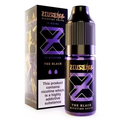 Zeus Juice The Black Nic Salt E Liquid (10ml)