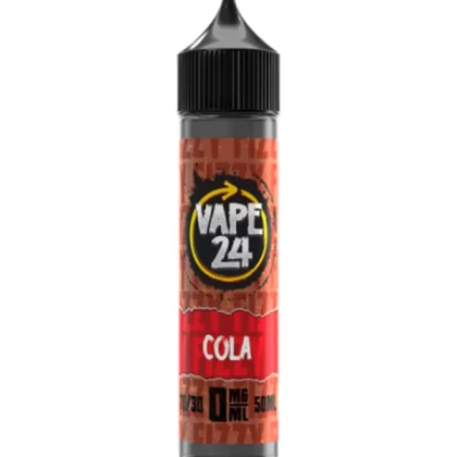 Vape 24 Cola 70/30 60ml E-Liquids - 0mg