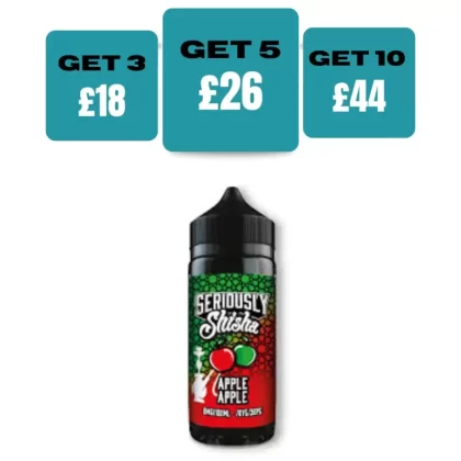 SERIOUSLY SHISHA 100ml Shortfill - Misty Blue / No