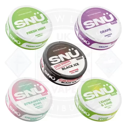 SNÜ Nicotine Pouch - Flavours#Black Ice>Black Ice (COMING SOON)>⁠Cherry Cola (COMING SOON)>Fresh Mint>Grape>Lemon & Lime>Strawberry Kiwi>Triple Mango>Watermelon>Wild Cherry (COMING SOON)>Tro (114687)