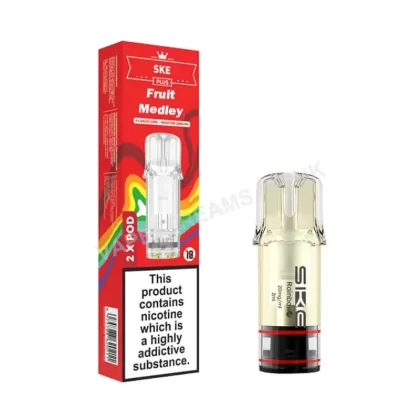 SKE Crystal Plus Fruit Medley/ Rainbow Prefilled Pod - Vapestreams Co