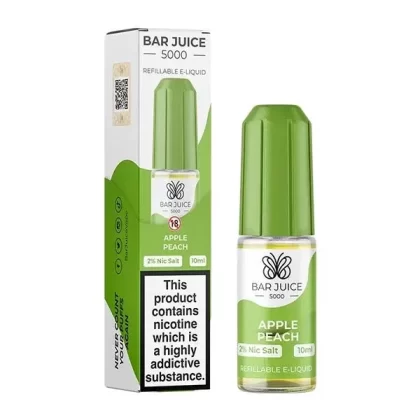 BAR JUICE APPLE PEACH 10ML NIC SALT E-LIQUID