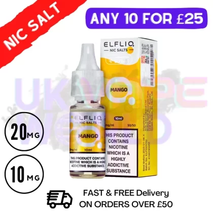 ElfLiq ‘Mango’ Nic Salt 10ML eLiquid