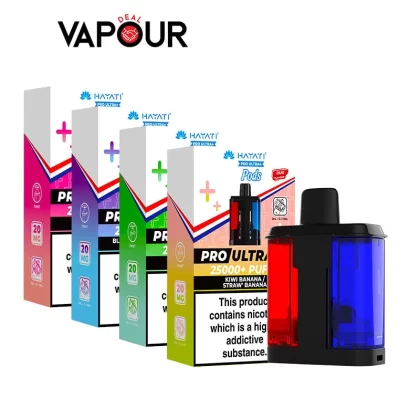 Hayati Pro Ultra Plus 25K Prefilled Pods - Fresh Mint / Blue Razz & Mint
