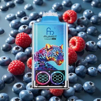 Fumot Leopard 40K Puffs Dual Mesh Disposable Vape Blueberry Raspberry 700mAh Type-C - Bangvapeaustralia