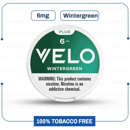 Buy Velo Plus Wintergreen 6MG Nicotine Pouch Online - Vape Store