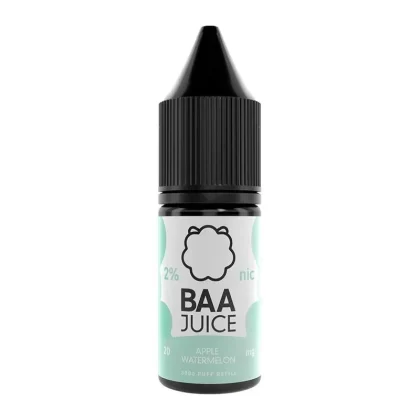 Apple Watermelon By Baa Juice 10ml Nic Salt - Nicotine Strength#5mg (Salt)>20mg (Salt)>10mg (Salt)
