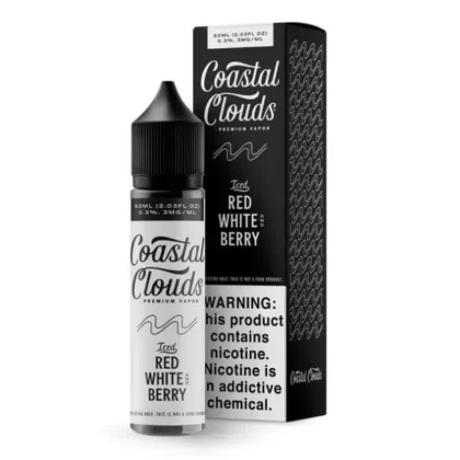 Iced Red White & Berry (Bom Pop) 60ml E-Juice | Coastal Clouds