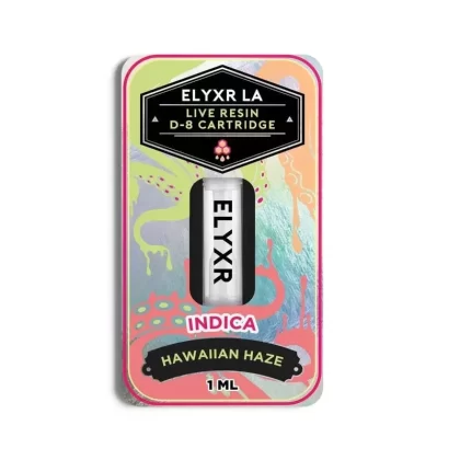 Elyxr Live Resin Delta 8 Cartridge 1 Gram (1000mg)