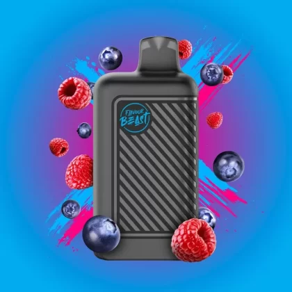 Flavour Beast – Beast Mode Disposable (8000 Puff) *Last Call* - flavour#BOMB BLUE RAZZ>BUSSIN BANANA ICED>EXTREME MINT ICED>FLIPPIN FRUIT FLASH>GROOVY GRAPE PASSIONFRUIT ICED>GUSTO GREEN APP (42B7D5)