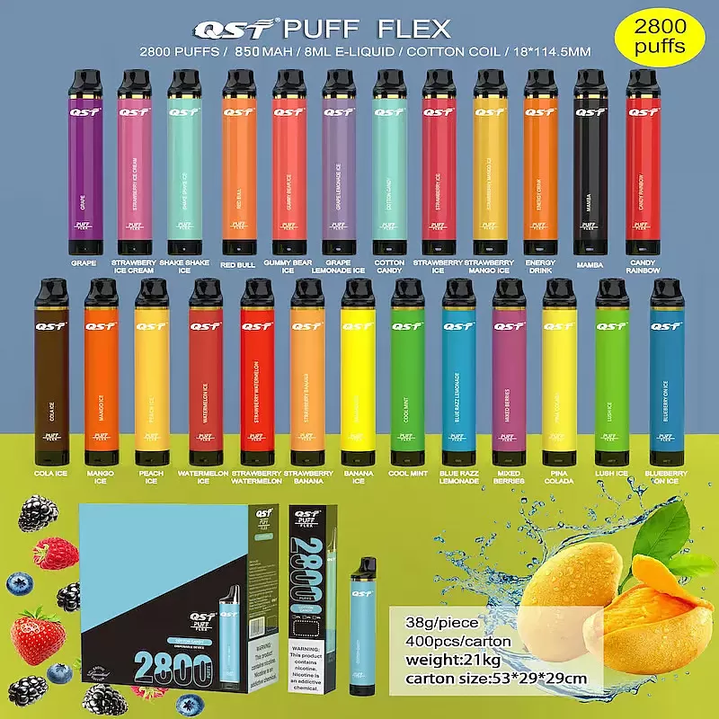 QST Puff Flex 2800 Compact Disposable Vape Pen - Vapeq10