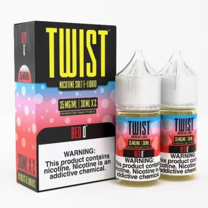 Twist E-Liquid Salts – Red 0 – 30ml (x2)