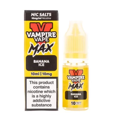 Banana Ice Nic Salt E-Liquid by Vampire Vape Max - 5mg