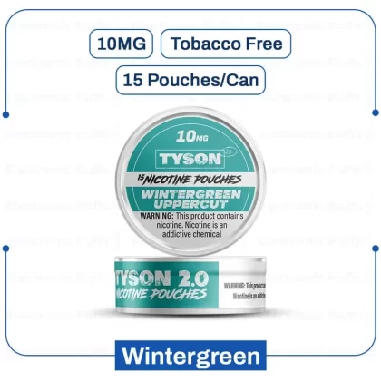 Buy Tyson 2 Wintergreen Nicotine Pouch 10mg | Electronicpuffs - Vape Store
