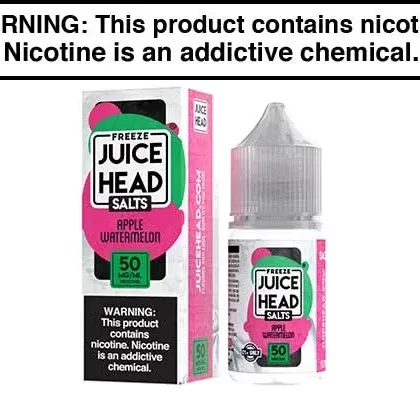 APPLE WATERMELON FREEZE BY JUICE HEAD SALTS 30ML - Vape Product, Vape Product