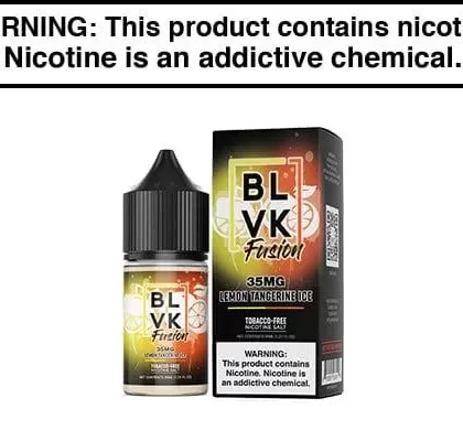 LEMON TANGERINE ICE BY BLVK FUSION SALTS 30ML - Vapejuice