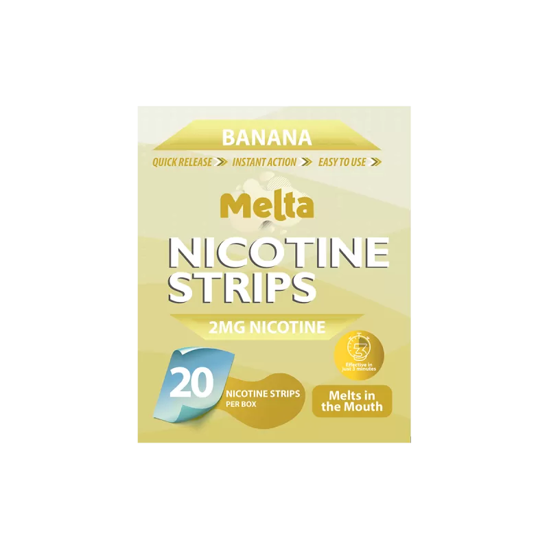 Banana Melta Nicotine Strips - Vapeshop Co