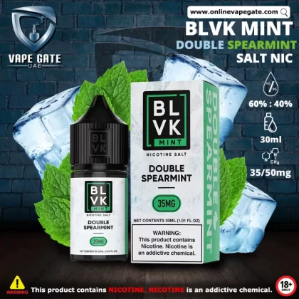 DOUBLE SPEARMINT - BLVK MINT SALTS - 30ML (HYPER ICE) - 35 mg / 30 ml