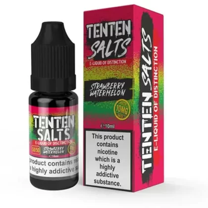 Strawberry Watermelon TenTen Salts E-Liquid - 10mg