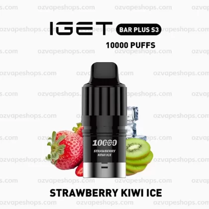 IGET Bar Plus S3 Pod – Strawberry Kiwi Ice - Vape Store